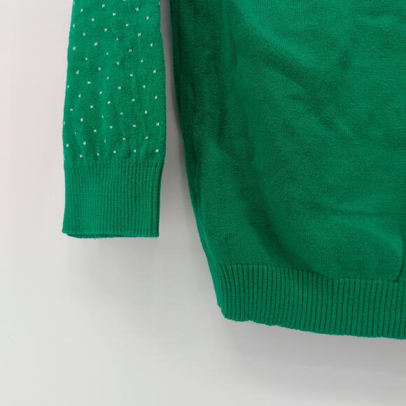 Well Worn Oh Snap Christmas Ugly Sweater Green Holiday Cotton - Picture 10 of 14